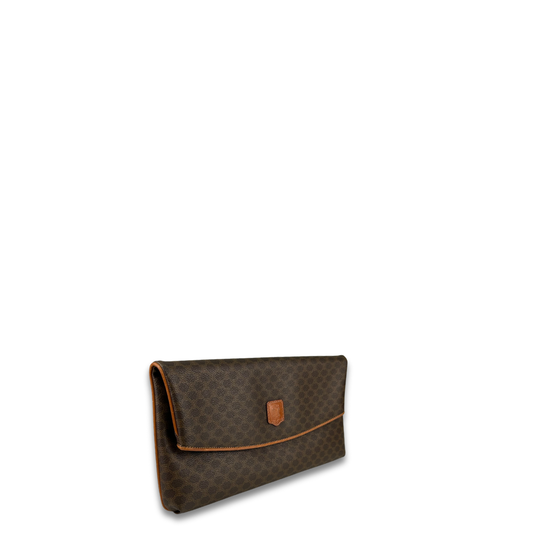 Celine Triomphe Macadam Flap Clutch