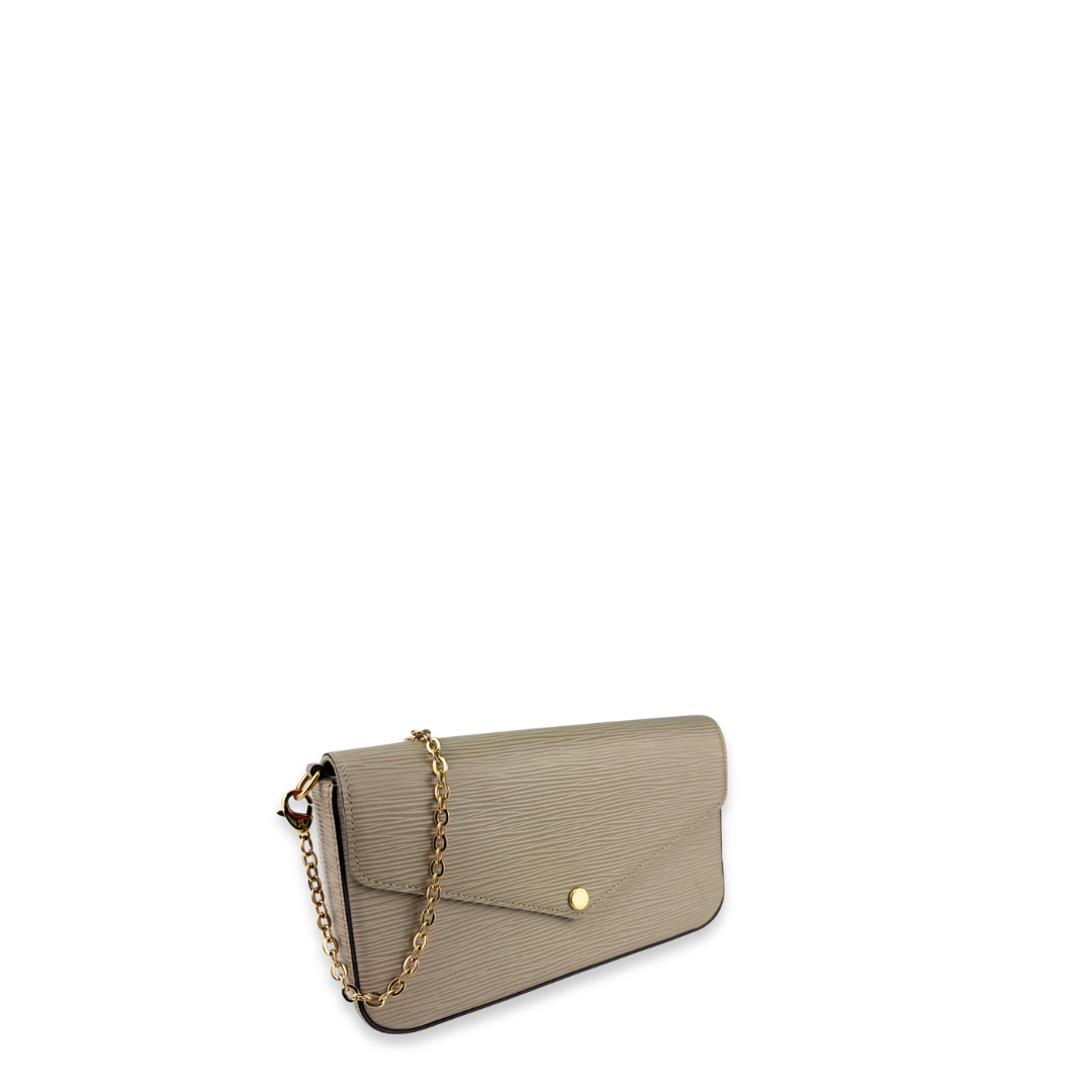 Louis Vuitton Beige Epi Leather Pochette Felicie