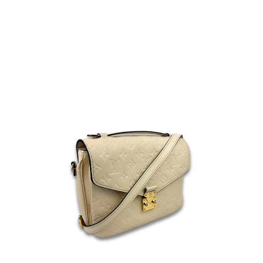 Louis Vuitton Cream Empreinte Pochette Métis