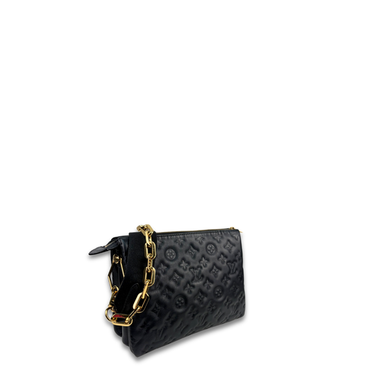 Louis Vuitton Black Coussin PM