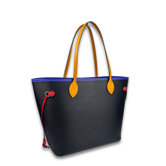 Louis Vuitton Black Epi Leather Neverfull MM