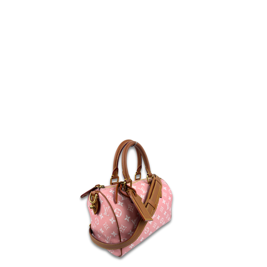Louis Vuitton Pink Speedy P9 Bandoulière 25