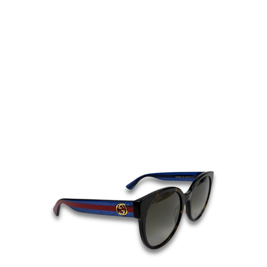 Gucci Round Tortoiseshell Sunglasses