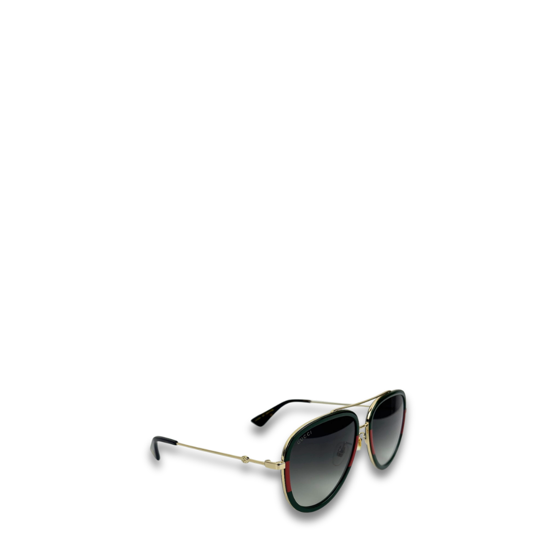 Gucci Metal Web Aviators