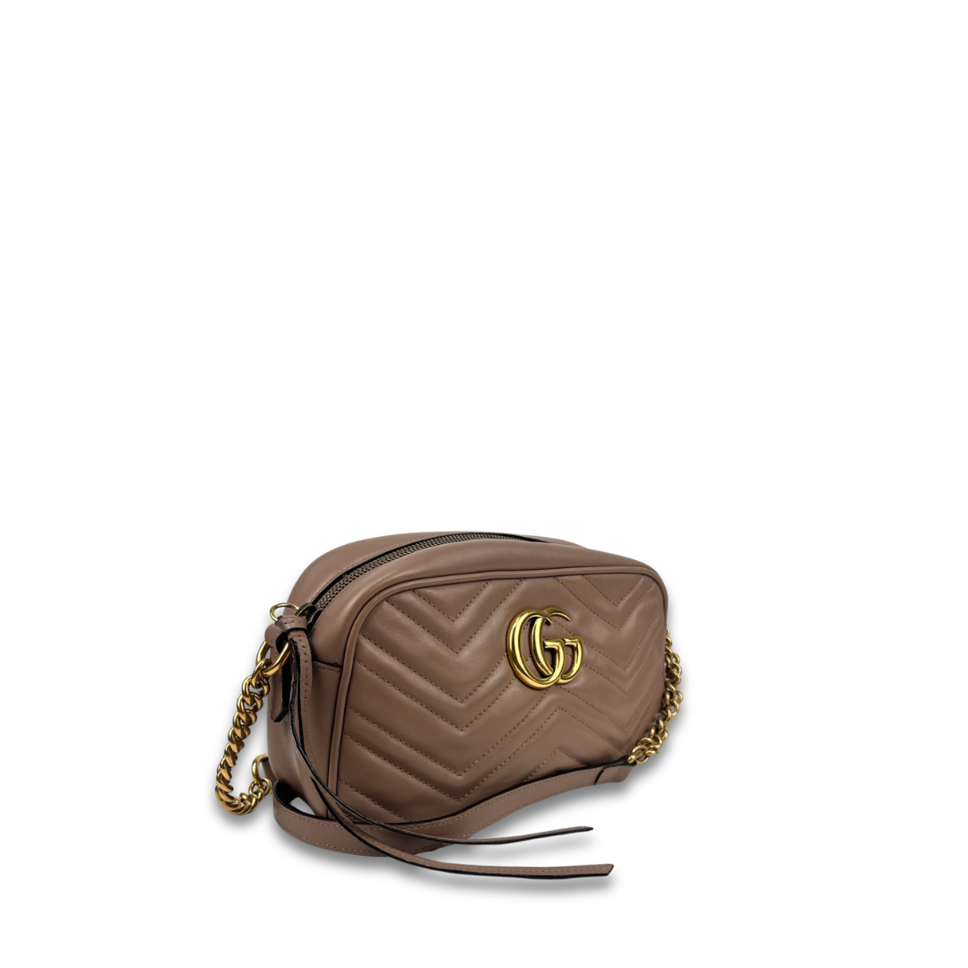 Gucci Dusty Rose Marmont Camera Bag