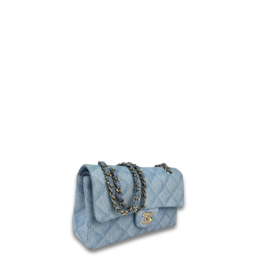 Chanel 3D Denim Classic Small Double Flap