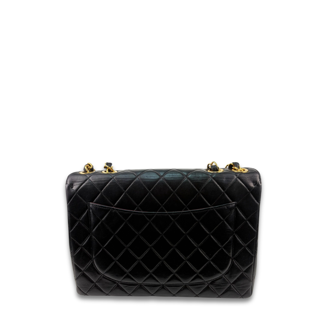 Chanel Vintage Classic XL CC Jumbo Single Flap