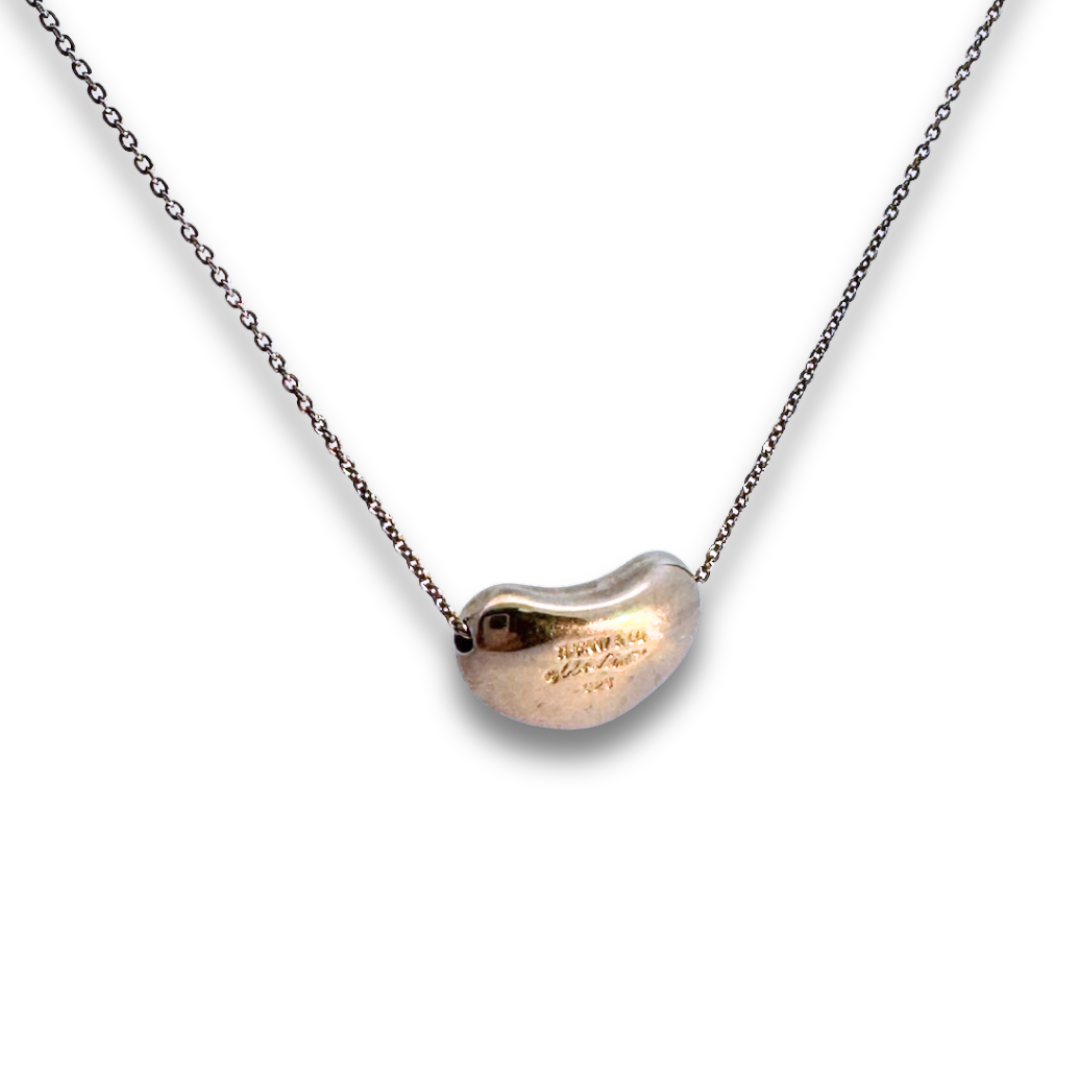 Tiffany & Co Elsa Peretti Large Bean Design Pendant Necklace