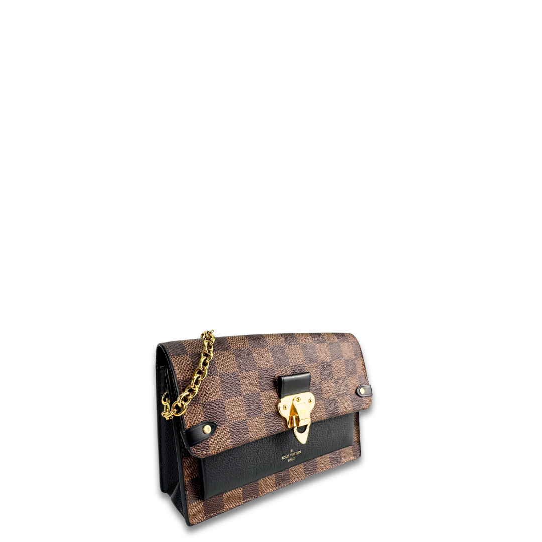Louis Vuitton Damier Ebene Vavin Chain Wallet