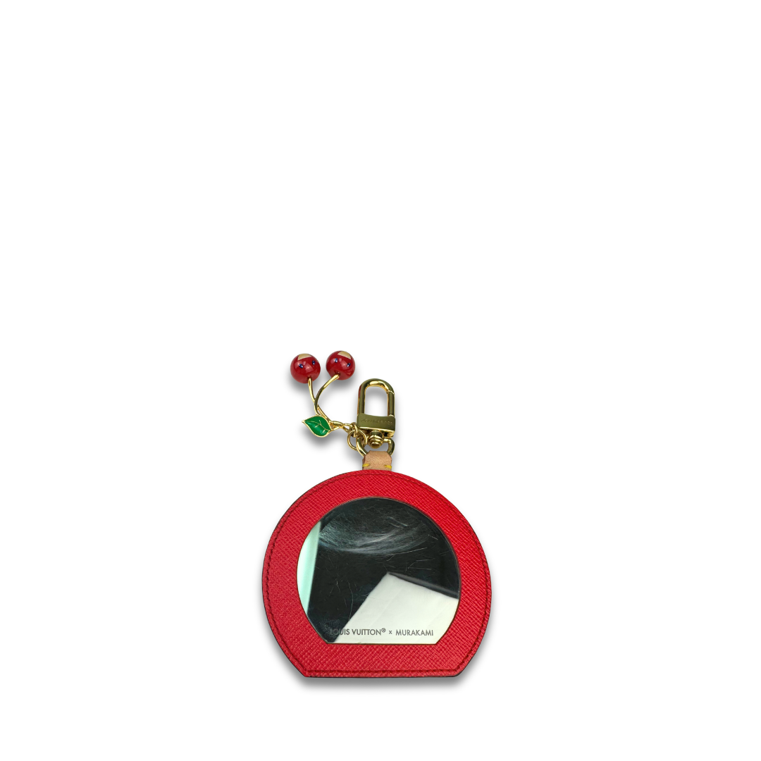 Louis Vuitton Monogram Round Cherry Bag Charm
