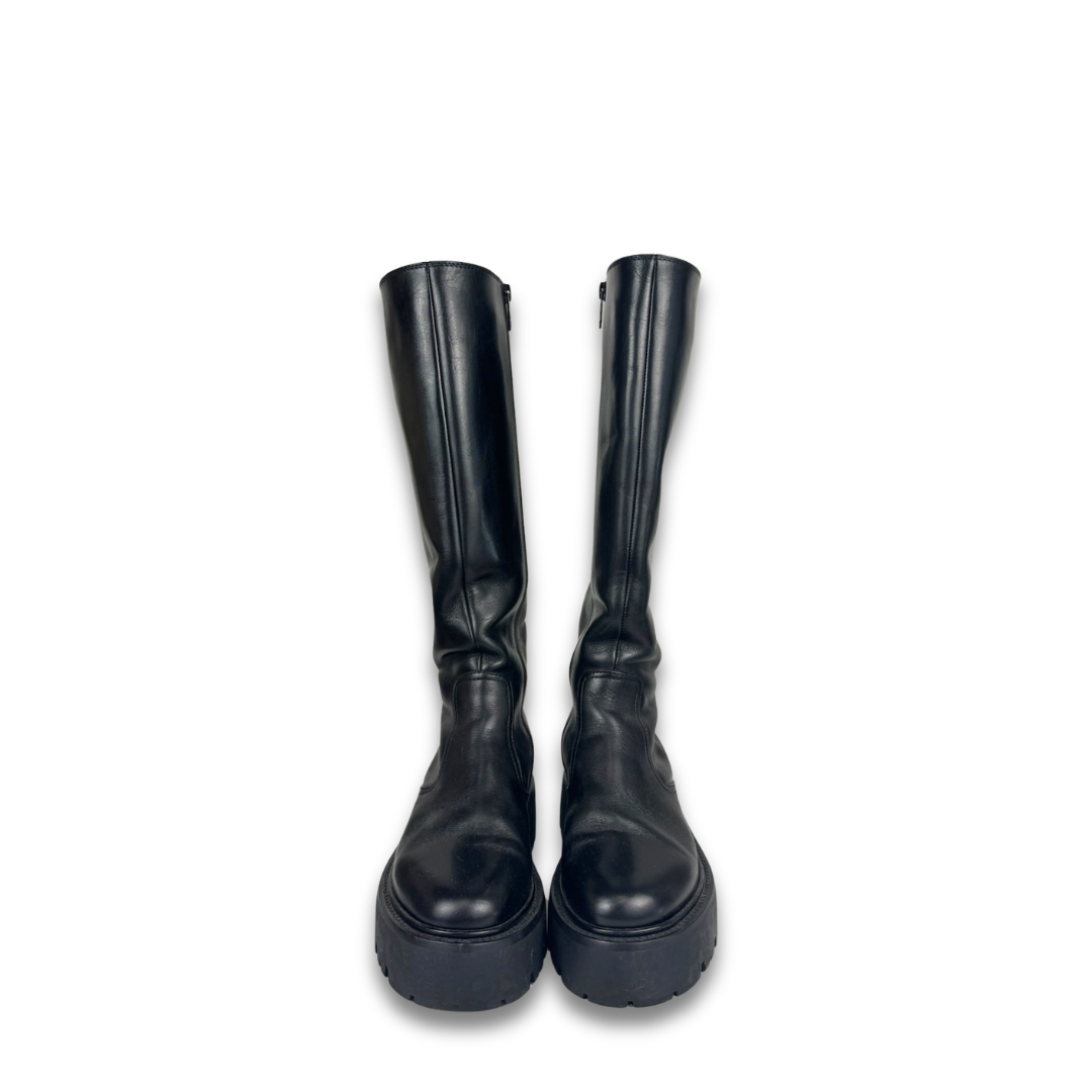 Celine Lug Sole Knee High Boots - Size 37