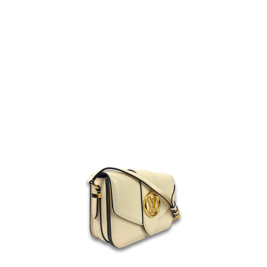 Louis Vuitton White Pont 9 Flap Bag