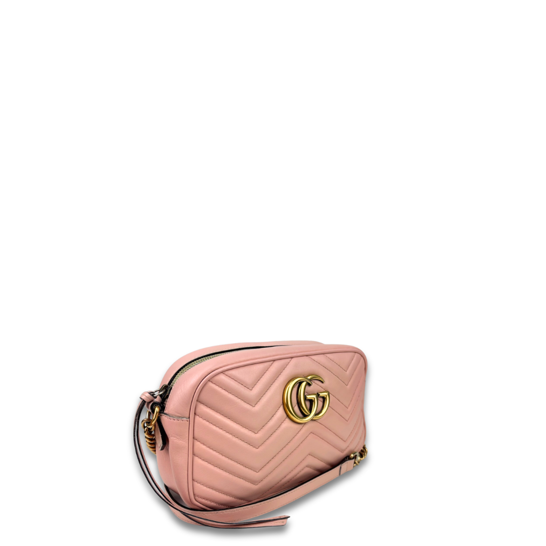 Gucci Pink Marmont Camera Bag