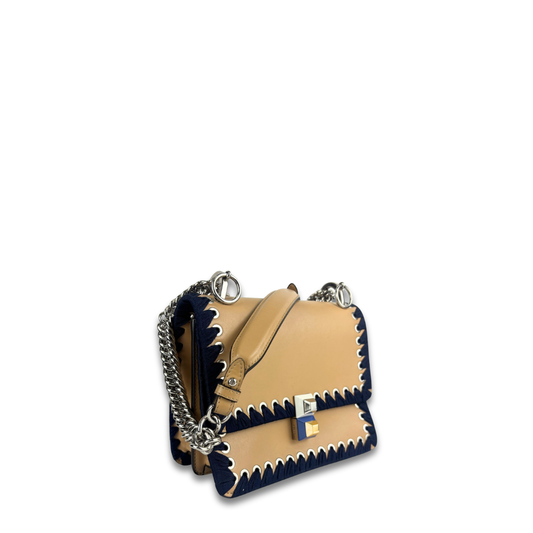 Fendi Mini I Kan Ribbon Whipstich Shoulder Bag