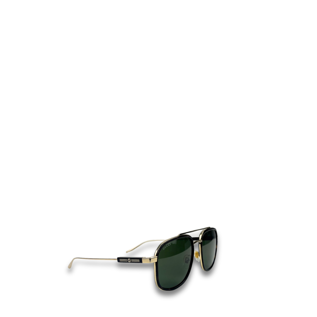 Gucci Tortoiseshell Aviator Sunglasses