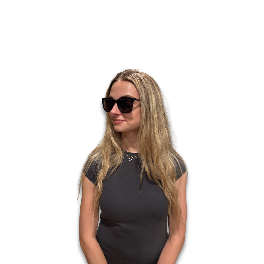 Gucci Square Tortoiseshell Sunglasses