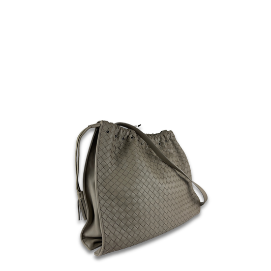 Bottega Veneta Drawstring Tassel Shoulder Bag