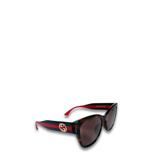Gucci Round Tortoiseshell Sunglasses