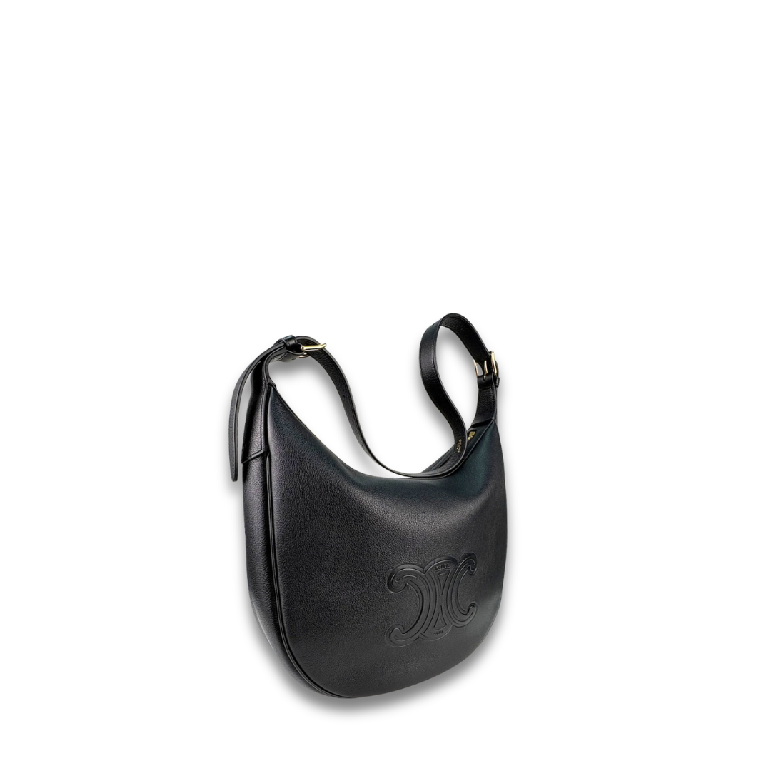 Celine Medium Black Heloise Shoulder Bag