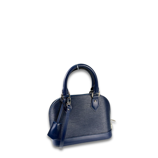 Louis Vuitton Navy Epi Leather Alma BB