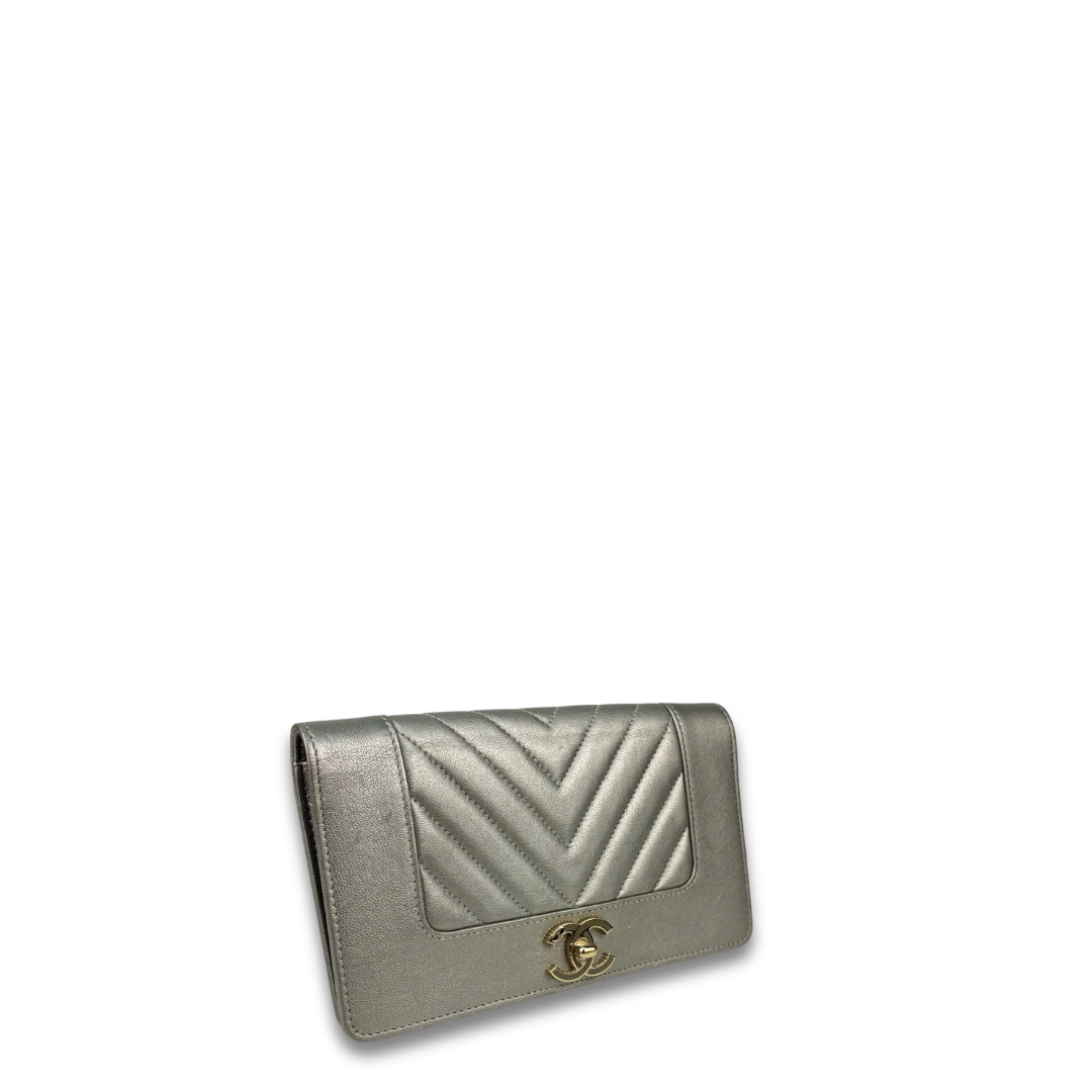 Chanel Metallic Mademoiselle Wallet