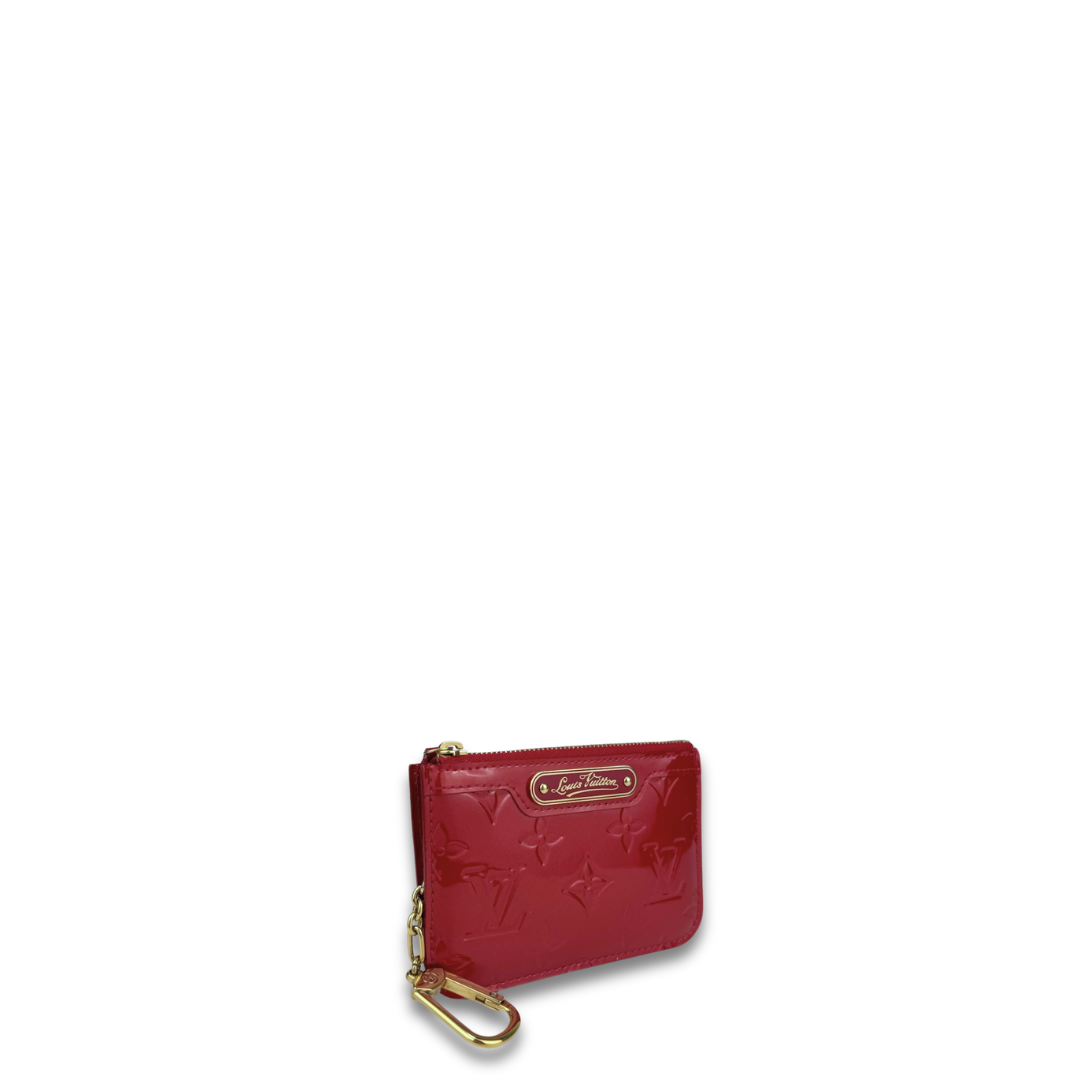 Louis Vuitton Red Vernis Key Pouch