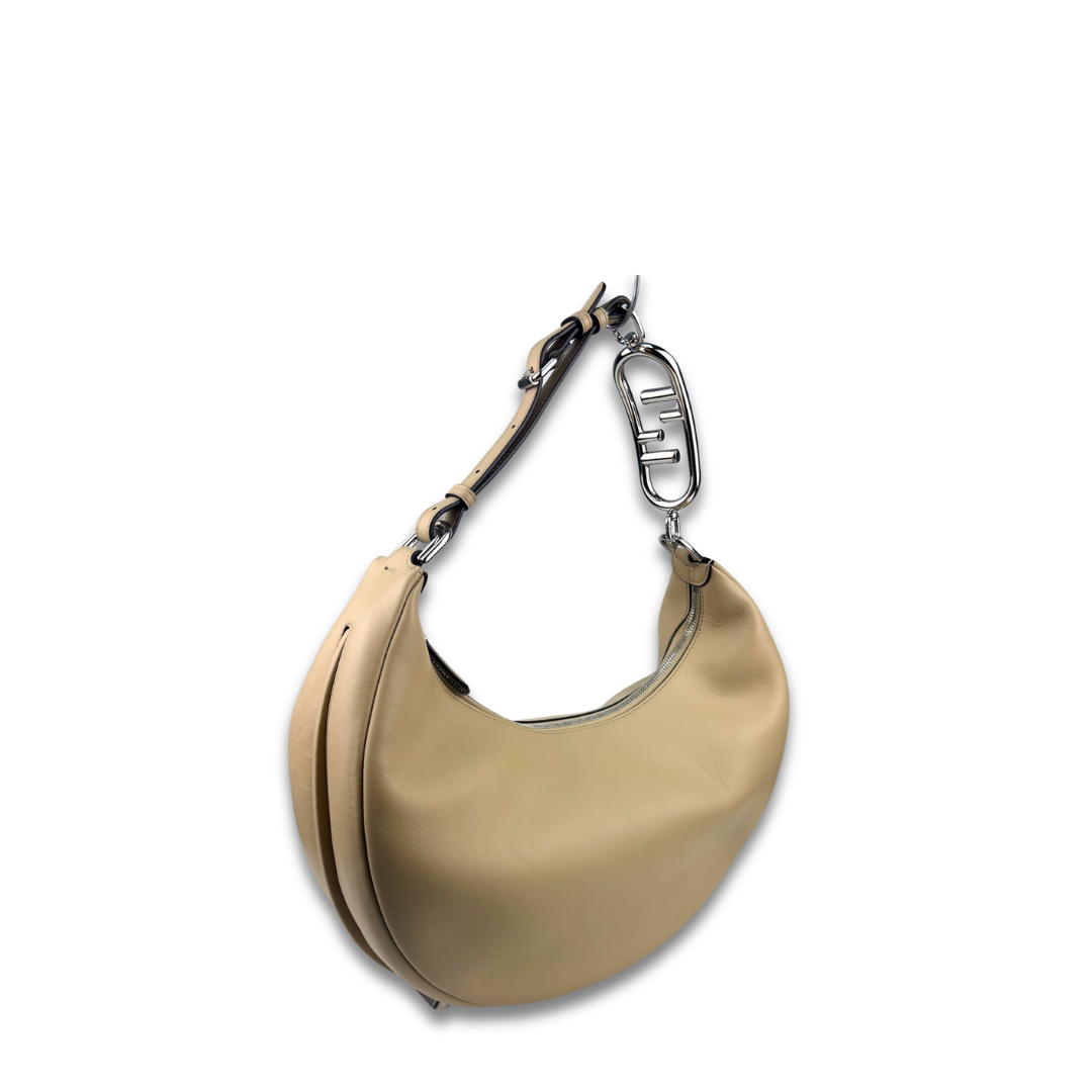 Fendi Beige Medium Fendigraphy Hobo