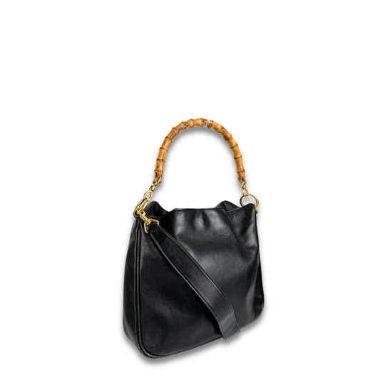 Gucci Medium Bamboo Convertible Hobo