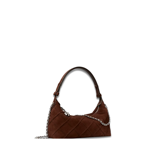 Tory Burch Bunny Knot Suede Pochette