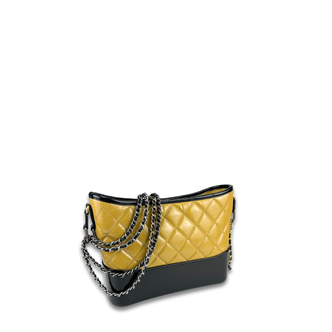 Chanel Golden Patent Medium Gabrielle Hobo