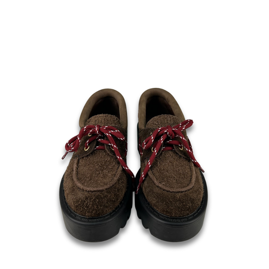 Miu Miu Platform Suede Loafers - Size 36