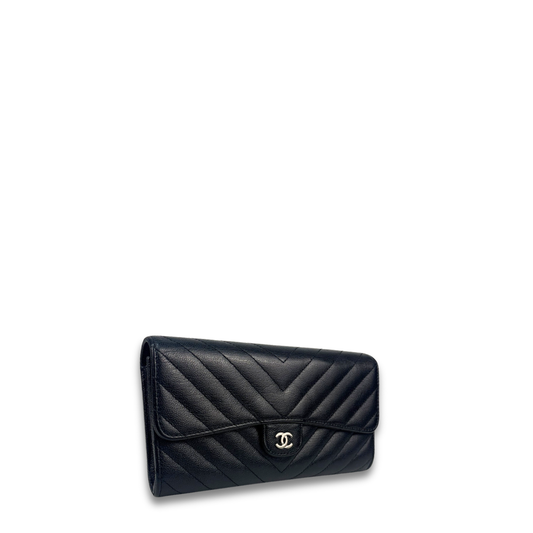 Chanel Chevron Classic Flap Wallet