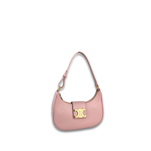 Celine Medium Pink Ava Triomphe Shoulder Bag