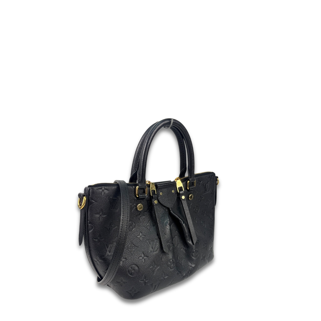 Louis Vuitton Black Empreinte Mazarine PM