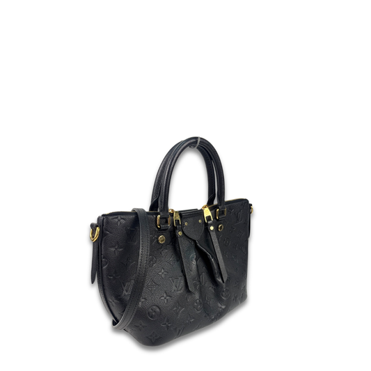 Louis Vuitton Black Empreinte Mazarine PM