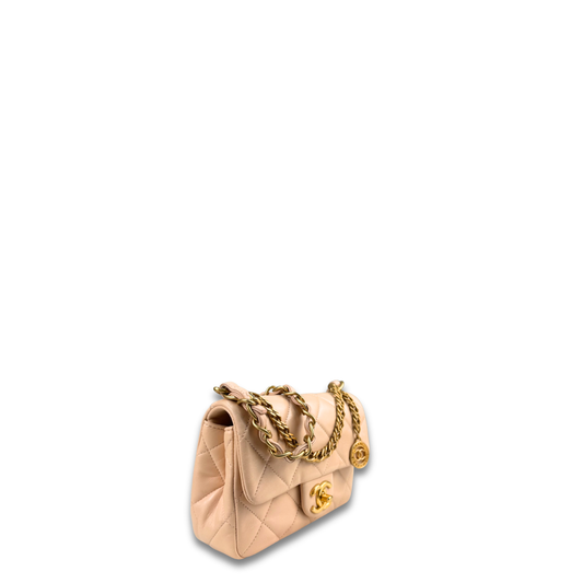 Chanel Blush Pink Mini Single Flap