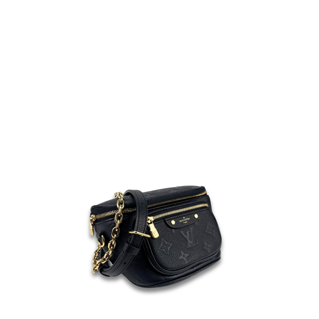 Louis Vuitton Black Empreinte Mini Bum Bag