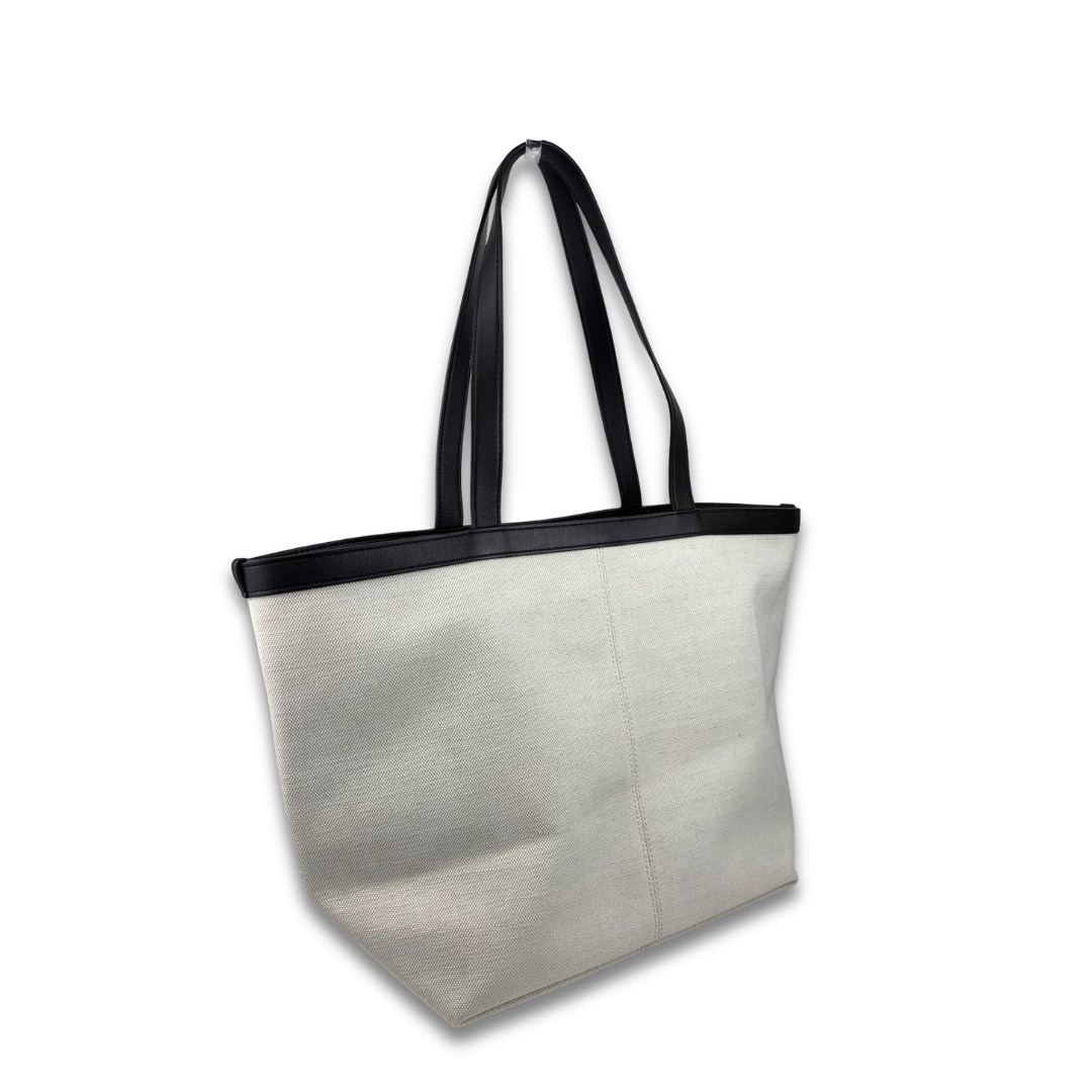 Bottega Veneta Flip Flap Canvas Tote