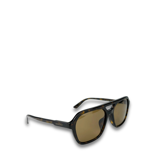 Gucci Tortoiseshell Aviator Sunglasses