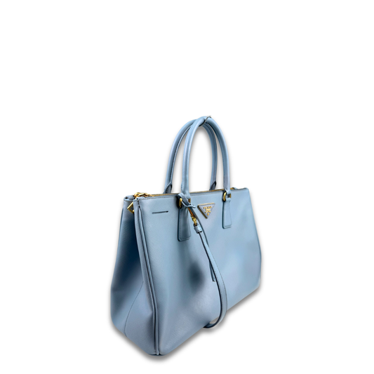 Prada Medium Light Blue Galleria