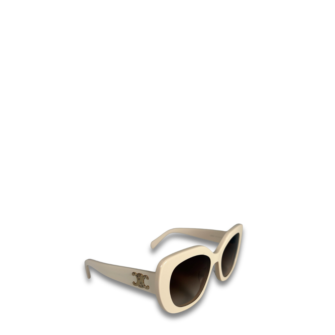 Celine White Butterfly Sunglasses