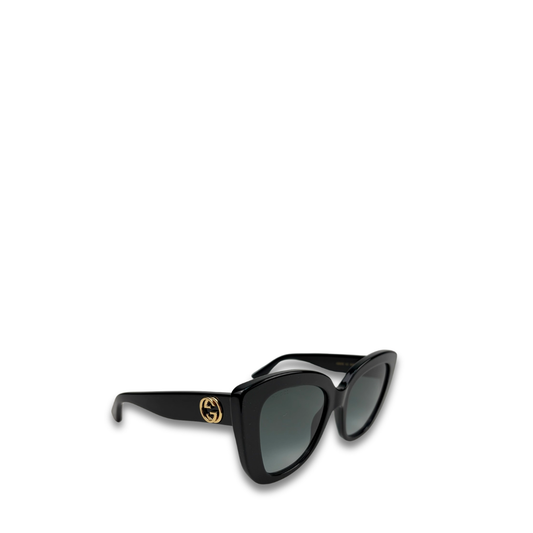Gucci Oversized Black Cateye Sunglasses