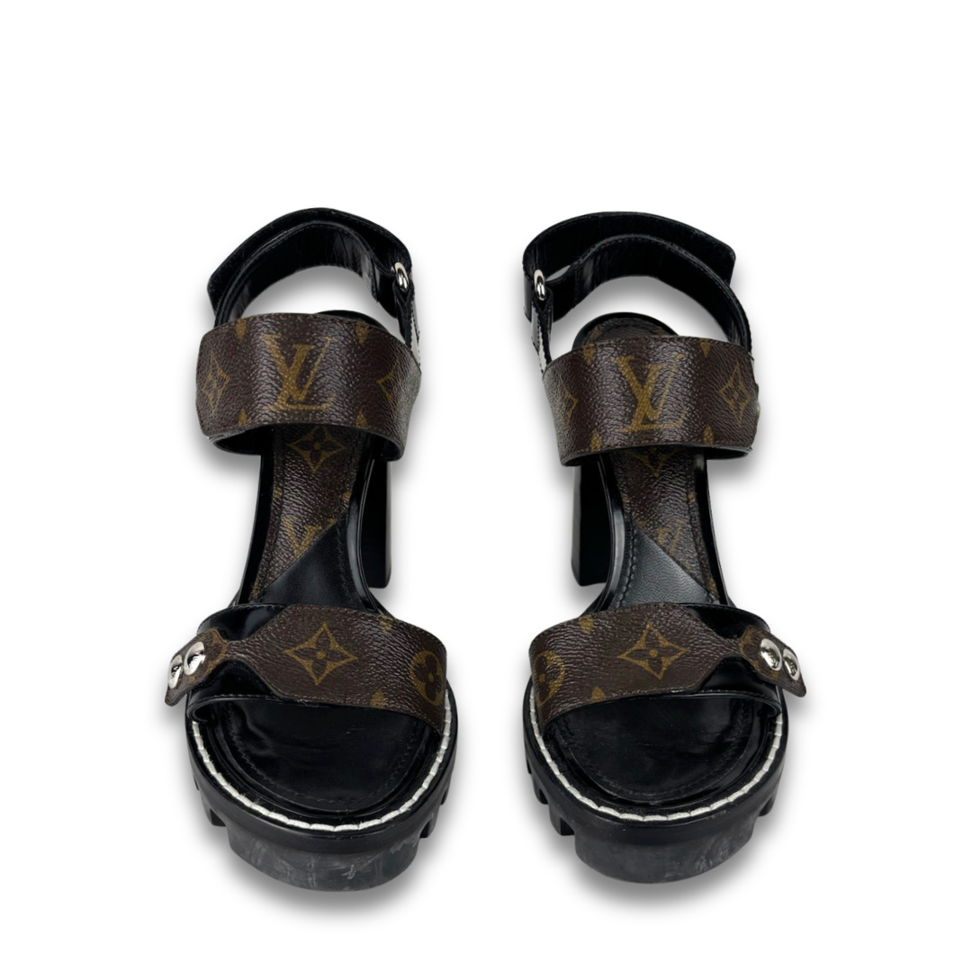 Louis Vuitton Star Trail Platform Sandals - Size 37
