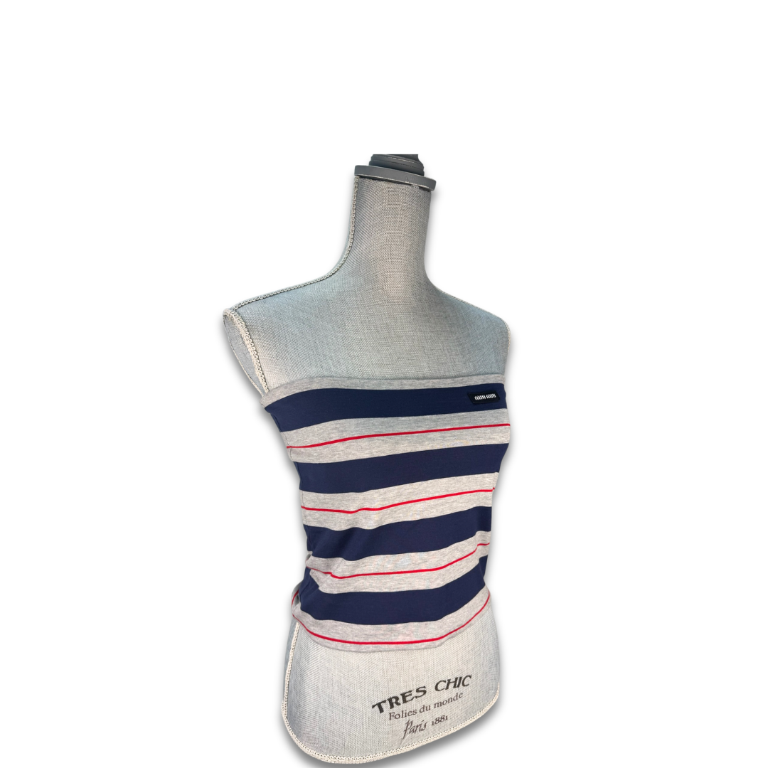 Miu Miu Striped Tube Top - Size M