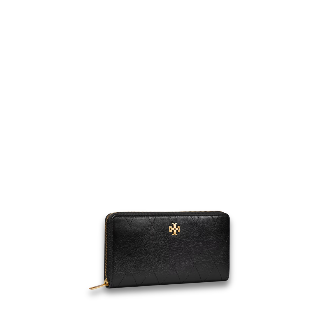 Tory Burch Charlie Quilted Zip Continental Wallet