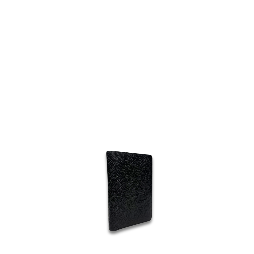 Chanel Black Caviar Timeless Bifold Card Holder