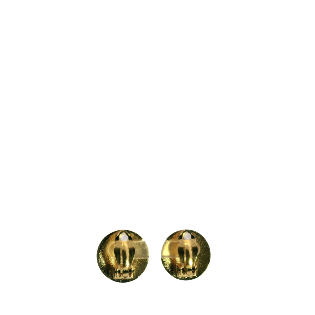 Chanel CC Coin Clip-On Earrings