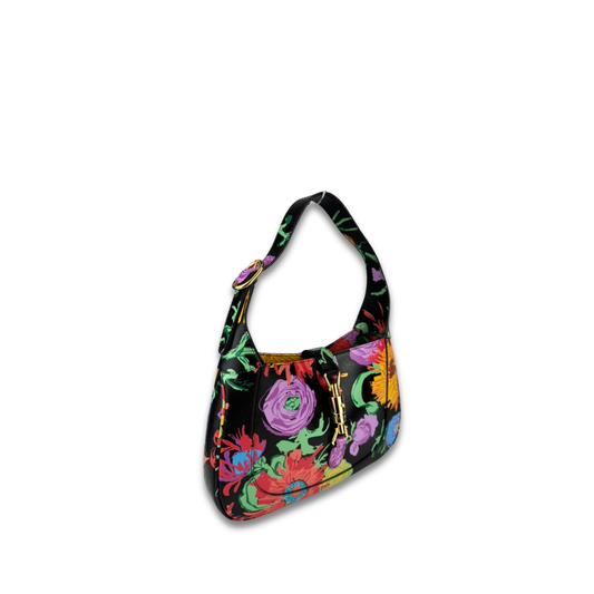Gucci x Ken Scott Floral Jackie Shoulder Bag
