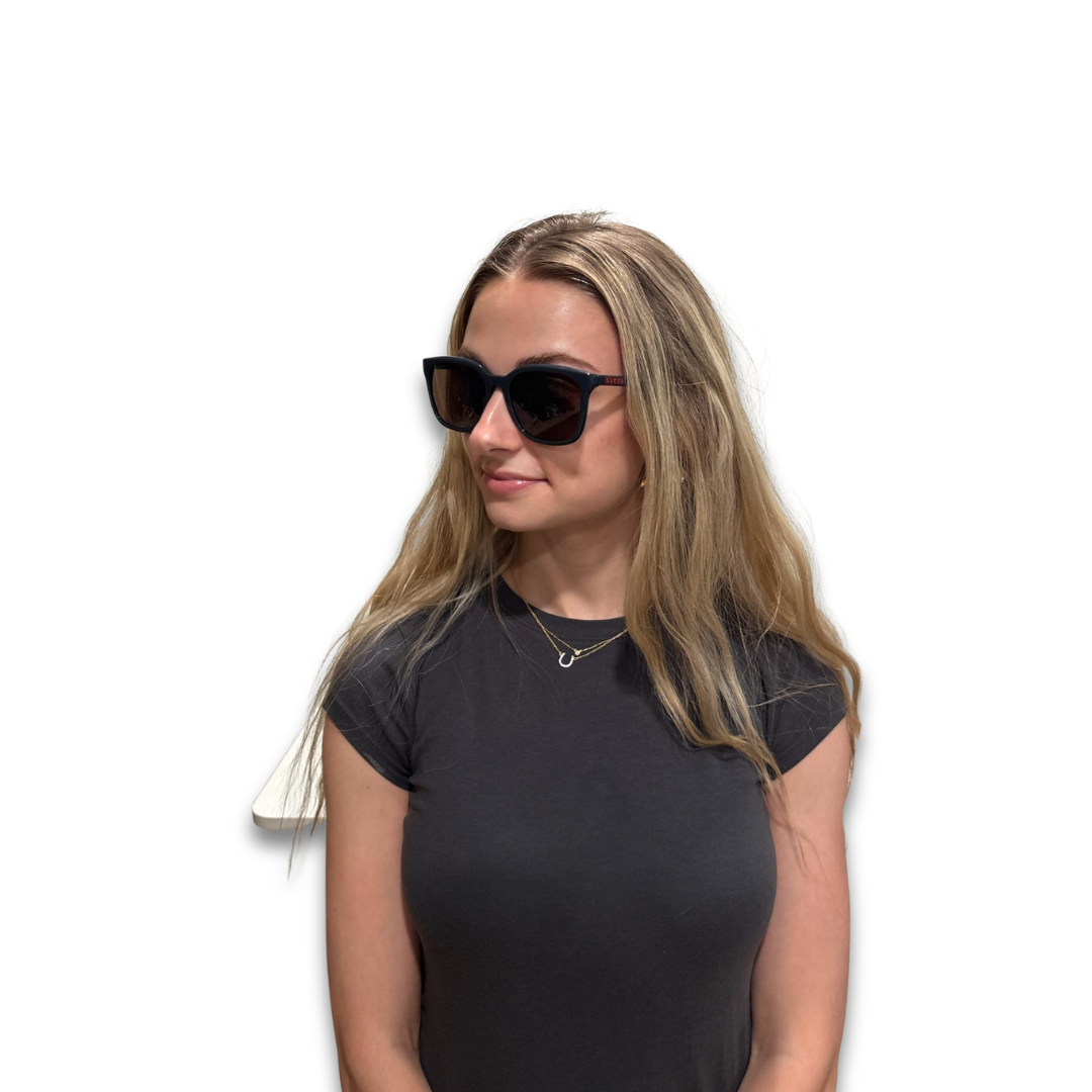 Gucci Navy Square Sunglasses