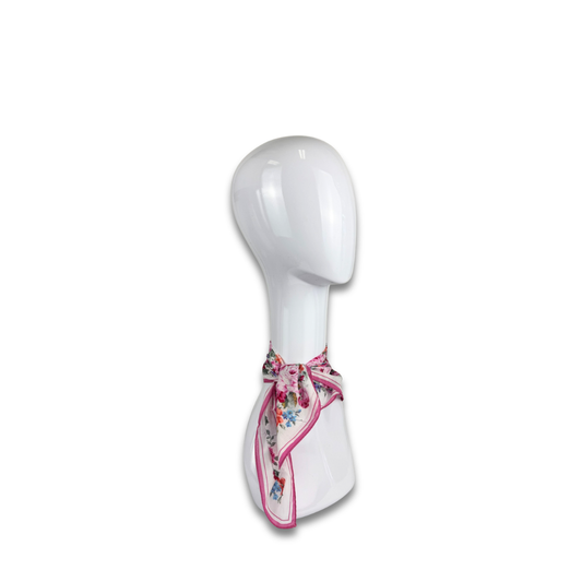 YSL Pink Floral Handkerchief